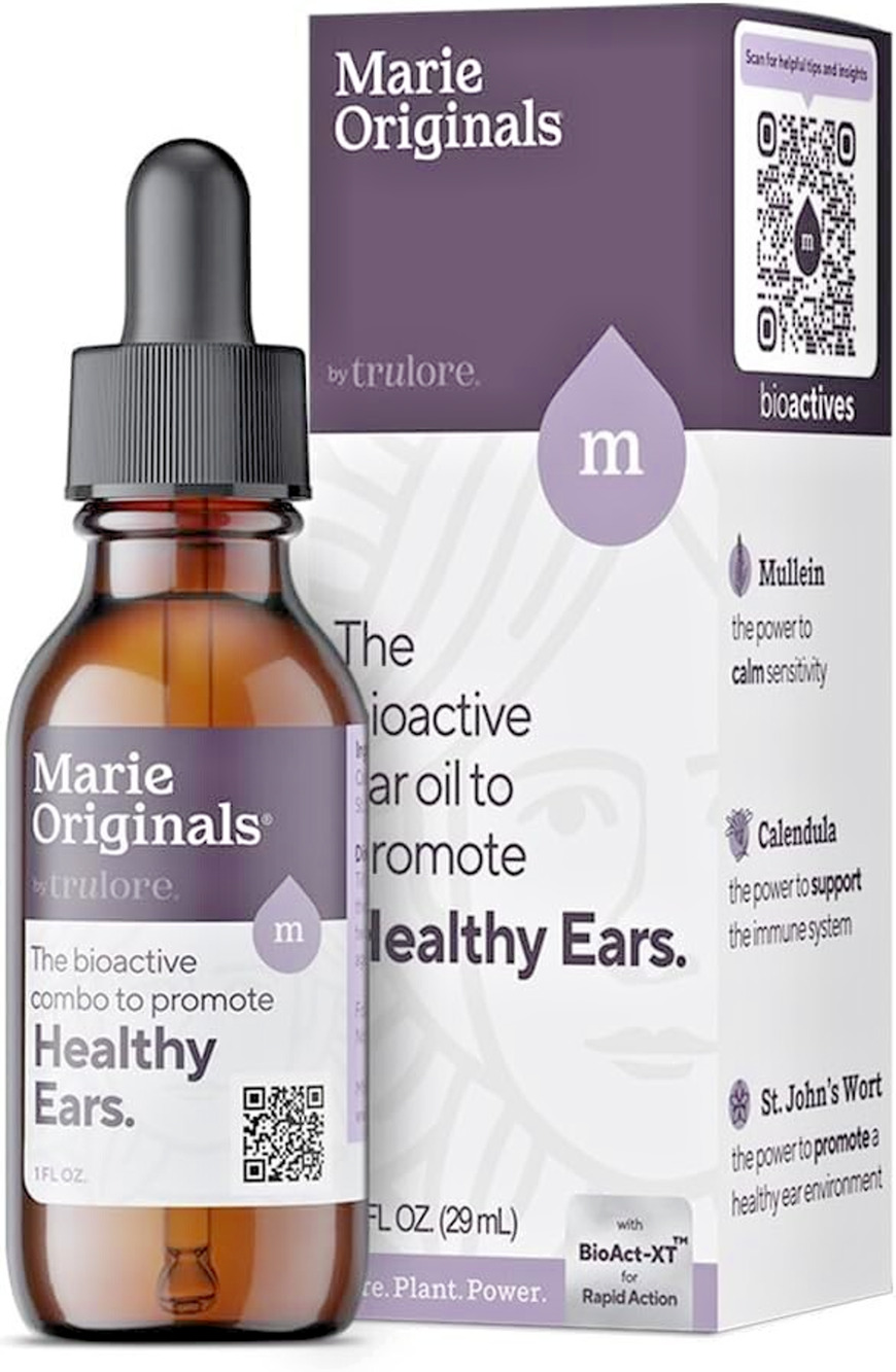 Marie Originals Bio Active Oil for Ear Infections - Natural Eardrops, Prevention
